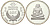 Египет 5 фунтов 1994 древний сидящий писец KM 813 серебро  PROOF  11-163-32