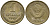 СССР 1 КОПЕЙКА 1975 Федорин 156, БЕЗ УСТУПА KM 126а латунь 4392-618
