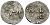 Великое Княжество Московское денга 1535 - 1547 Иван IV Васильевич, Московский монетный двор, 0,36 грамм ГиК №21 серебро 262-1127