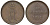 Ганновер 2 пфеннига 1851 B, Эрнст Август (1837-1851) KM 202.1, AKS 124, J. 75 медь 4681-744