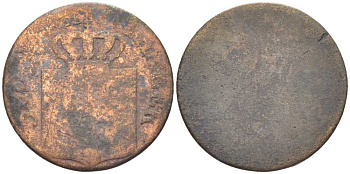 ПРУССИЯ 1 ПФЕННИГ XIX ВЕК медь 4380-117