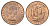 Великобритания 1/2 пенни 1966 Елизавета II (1952-2022) KM 896, Spink 4158 бронза aUNC 4662-1251