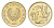 Кипр 2 цента 1988 KM 54.2 никель латунь UNC 4649-1149