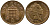 Великобритания 1 пенни 1988 Елизавета II (1952-2022) KM 935, Spink 4381 (B3) бронза UNC 08-1123