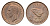 Великобритания 1 фартинг 1940 Георг VI (1936-1952) KM 843, Spink 4116 бронза aUNC 4690-759