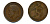Великобритания 1 пенни 1920 Георг V (1910-1936) КМ 810, Spink 4051 бронза 47-436