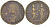 Франция жетон ND Людовик XV (1715-1774), PACIS FIRMANDAE EREPTUM PIGNUS, диаметр 23,5-24 мм.  латунь    210-131