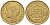 ФРАНЦИЯ 50 САНТИМОВ 1940 ТИП MORLON KM 894.1, LE FRANC 192.17 алюминиевая бронза 44-757