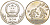 Китай 30 юаней 1980 Олимпиада 1980, футболисты KM 36 серебро PROOF 11-227-52
