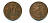 Финляндия 10 пенни 1921 республика (1918-1962) KM 24 медь 46-236