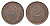 Латвия 2 сантима 1939 KM 11.2 бронза 4679-255