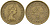 Гонконг 50 центов 1977 Елизавета II (1955-) KM 41 никель латунь 4155-1257