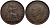 Великобритания 1 пенни 1947 Георг VI (1936-1952) KM 845, Spink 4114 бронза 4394-515