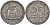 ААХЕН 25 ПФЕННИГОВ 1921 НОТГЕЛЬД, ВЕСТФАЛИЯ железо 3856-1026