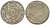 Великое княжество Литовское 2 денария 1627 Сигизмунд III (1587-1632), вес 0,53 гр. KM 31 серебро 1517-114