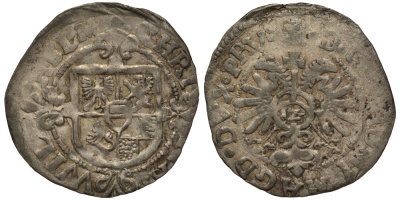 МАГДЕБУРГ 4 ГРОША 1619-1622 КРИСТИАН ВИЛЬГЕЛЬМ ФОН БРАНДЕНБУРГ KM 54 серебро 1515-2033