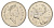 Канада 25 центов 1994 Елизавета II (1952-2022), олень KM 184 никель UNC 4631-644