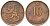 Финляндия 10 пенни 1930 KM 24 медь 4591-1114