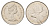 Канада 25 центов 1980 Елизавета II (1952-2022), олень KM 74 никель UNC 4688-514
