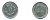 Люксембург 1 франк 1982 Великий герцог Жан (1964-1999) KM 55 медно-никель 86-745