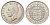 Новая Зеландия 1/2 кроны 1944 Георг VI (1936-1952), редкий год KM 11 серебро 3711-622