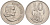 ЮАР 10 центов 1965 SOUTH, Ян ван Рибек (1619-1677), цветок АЛОЭ KM 68.1 никель 219-1244