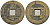 Китай 1 кэш ND (XVII-XX век) 4,2 гр бронза 85-1214