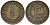 ДАНИЯ 1 СКИЛЛИНГ 1856 ФРЕДЕРИК VII (1848-1863) KM 763 (C135) бронза 67-221