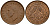 ЮАР 1/4 пенни 1950 Георг VI (1937-1952) KM 32.1 бронза 4164-663