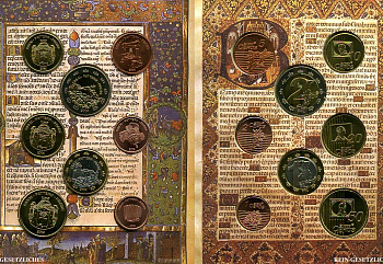 ЛИХТЕНШТЕЙН ЕВРОНАБОР ИЗ 8 МОНЕТ 2004 PROBA, ПРОБНИКИ UNC 3-5-11