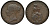 Великобритания 1/2 пенни 1843 Виктория (1837-1901) KM 726, Spink 3949 медь 106-752