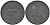 ДАНИЯ 1 ЭРЕ 1954 N; S, ФРЕДЕРИК IX (1947-1972) KM 839.1 цинк 4564-1138