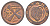 Катанга 5 франков 1961 KM 2 бронза UNC 4177-436