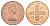 Остров Мэн 1 пенни 1971 KM 20 бронза UNC 4625-365