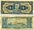 БРАЗИЛИЯ 1 КРУЗЕЙРО 1954-1958 СЕРИЯ 1060А, ПОДПИСЬ 2 Pick 150а бумага F 7220-49-2-1