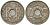 Франция 10 сантимов 1933 KM 866a медно-никель 51-2653