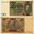 ГЕРМАНИЯ 20 РЕЙХСМАРОК 1929 Pick 181a бумага 3295-73-1
