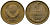 СССР 1 копейка 1985 Y 126a, Schon 75a латунь 4564-948