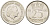 Нидерланды 25 центов 1966 Юлиана (1949-1980) KM 183 никель 214-946