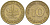 ФРГ 10 ПФЕННИГОВ 1950 J KM 108, J. 383 сталь плакированная латунью 4182-744