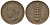 Италия 5 чентезимо 1922 R, Виктор Эммануил III (1900-1946) KM 59 бронза 4615-619