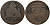 БЕЛЬГИЯ 2 САНТИМА 1886 BELGES KM 4.2 медь 4391-841