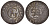 Ливония, Рига, шведская оккупация солид (шиллинг) 1634 Густав II Адольф (1621-1632) KM 9 серебро 1527-541