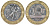Франция 10 франков 1990 тип Гений Бастилии KM 964.1, Le Frank 375.5 биметалл  4606-151