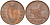 Ирландия 1 пенни 1963 курица с цыплятами KM 11 бронза 4367-1224