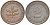 ФРГ 2 ПФЕННИГА 1960 G KM 106, J. 381 бронза 3955-632