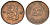 Финляндия 25 пенни 1943 S KM 25a медь 4174-1014