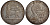 Эфиопия 1 бырр 1899 год ЕЕ 1892, Менелик II (1882-1906/1889-1913) KM 19 серебро 00-000-00