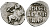 ВЕЛИКОЕ КНЯЖЕСТВО МОСКОВСКОЕ ДЕНГА 1535 - 1547 ИВАН IV ВАСИЛЬЕВИЧ, МОСКОВСКИЙ МОНЕТНЫЙ ДВОР, 0,68 ГР ГиК №48 серебро 262-1011