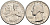 США 25 центов (квотер) 1976 D, 200 лет независимости (1776-1976), Вашингтон, барабанщик KM 204 медь плакированная медно-никель 4586-622